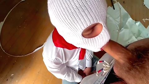 A gay amateur fucks his best friend in the educational building
