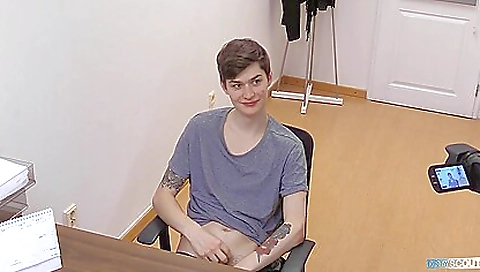 Curtis Cameron is getting deepthroated blowjob from a hottie