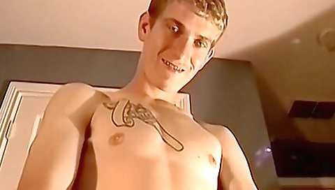 Tattooed amateur chick fucked in her panties by her man