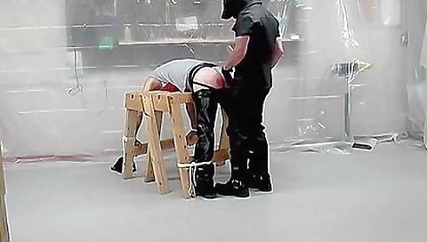 Busty woman is being dominated and spanked in amateur porn
