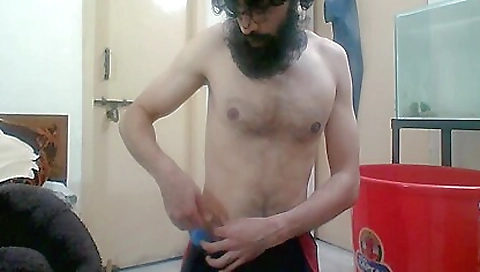 Amateur girl with small tits and a sexy face works out