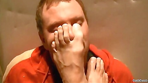 Foot fetish and kinky domination on amateur video clip