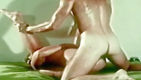 Tight vintage cumshot on a tight back of a young girl