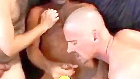 Two girls are getting a hardcore threesome with a dude
