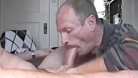 Old guy uses deepthroat and big black cock in his older wife