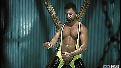 A horny brunette gets her pussy fucked by a black guy