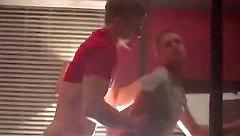 Amateur 18+ video with a hot guy with a tattooed ass