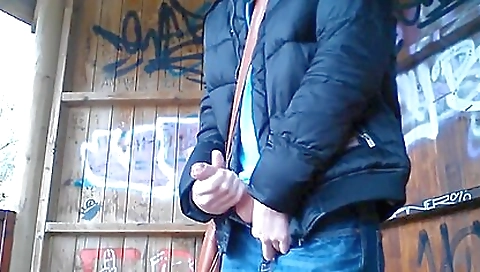 Amateur german babe getting cum in her mouth outdoors
