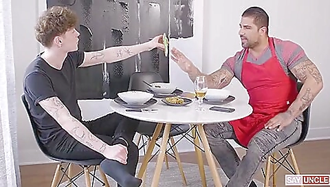 Gay hottie has a tattooed face in her hardcore porn video